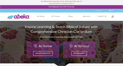 Desktop Screenshot of abeka.com